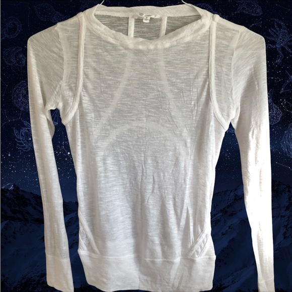 Helmut Lang White Transparent Long Sleeve Shirt  XS - Picture 3 of 7